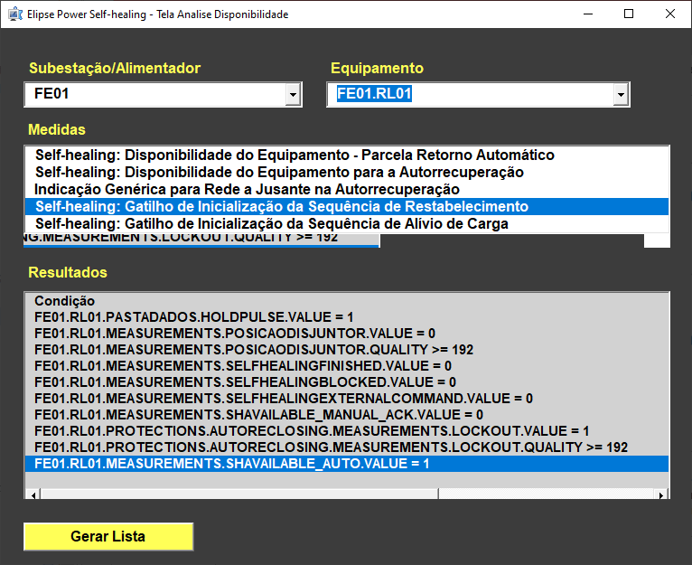 Checking availability conditions