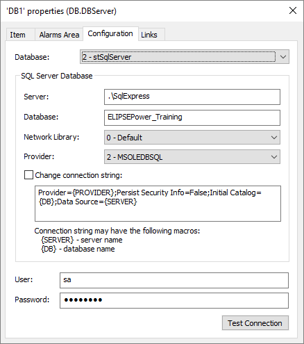 Database properties