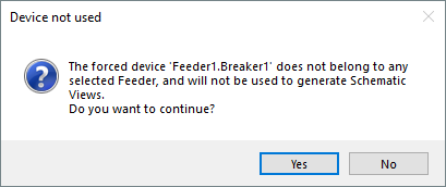 Message about an unused device Message about an unused device