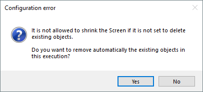 Configuration error when importing to Screens Configuration error when importing to Screens