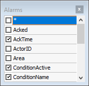 Selecting fields from a table