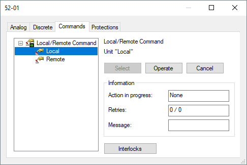 Local/Remote Command