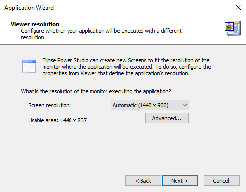 Elipse Power Viewer resolution