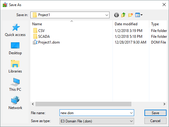 Creating a new Domain Creating a new Domain