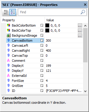Substation's CanvasBottom property