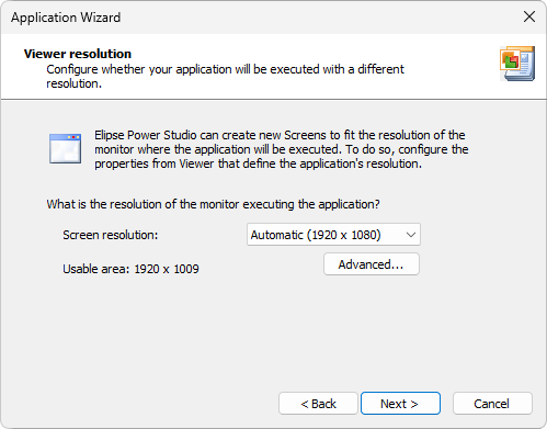 Elipse Power Viewer resolution