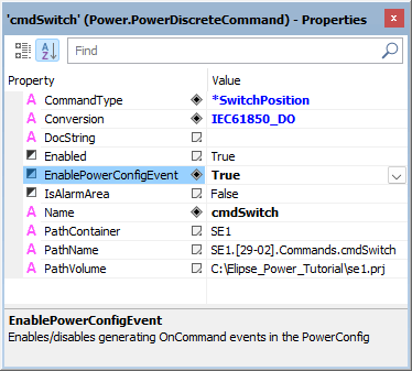 EnablePowerConfigEvent property