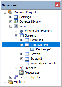 Rectangle1 is an item of InitialScreen Rectangle1 is an item of InitialScreen