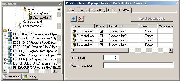 Discrete Alarm Discrete Alarm