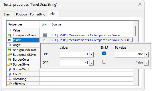 Visible property Visible property