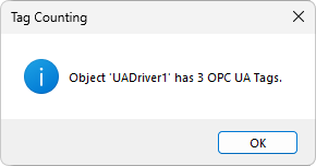 Tag Counting window Tag Counting window