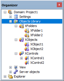 Libraries in Organizer Libraries in Organizer