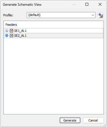 Power Configuration Object > Electrical Modeler > Schematic Views ...