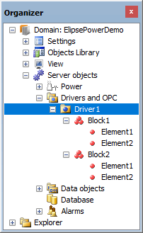 Elipse Power Studio > Import and Export > Objects