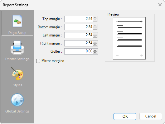Section Reports > Settings > Configuring a Section Report