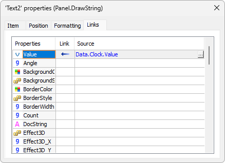 Link on the Display Link on the Display