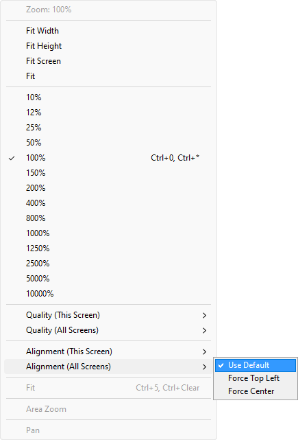 Options for Elipse Power Viewer's ScreenAlignment property at run time Options for Elipse Power Viewer's ScreenAlignment property at run time