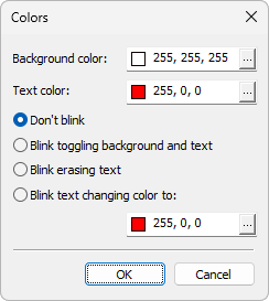 Colors Tab