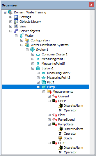 Result of creating Discrete Alarms