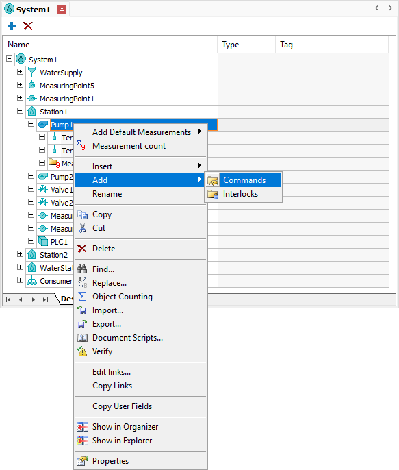 Option to add the Commands folder