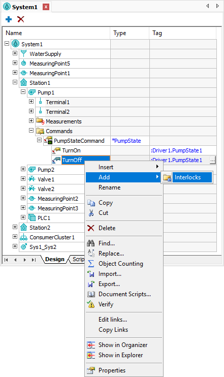Add - Interlocks option