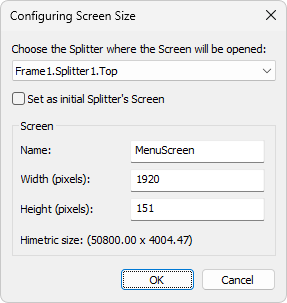 Menu Screen