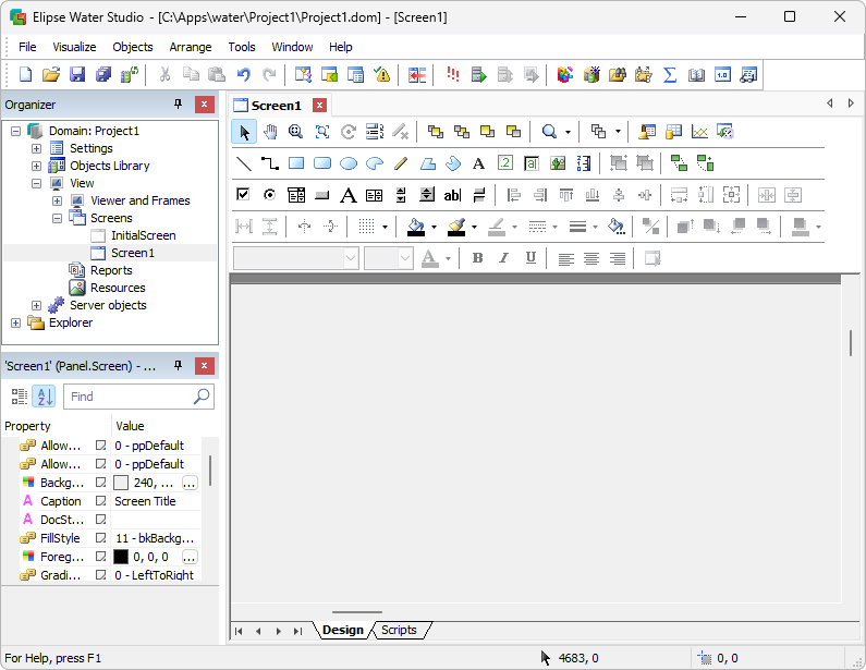 Screens and Screen Objects > Screen