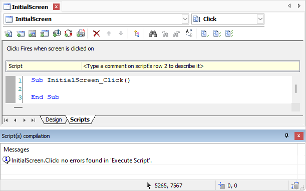 Compiler messages Compiler messages