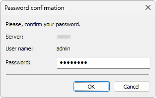 Password confirmation Password confirmation