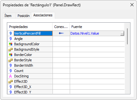 Asociación con el Tag Nivel1 Asociación con el Tag Nivel1