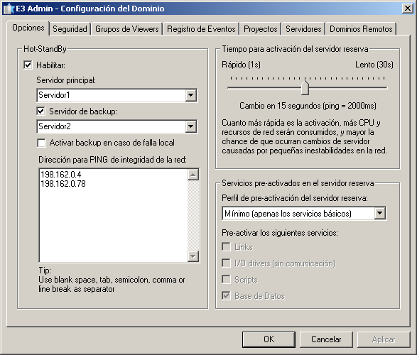 Verificación de múltiples valores de IP