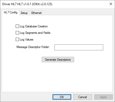 Aba HL7 Config