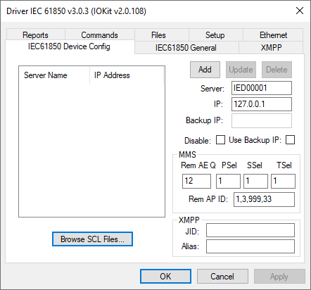 Aba IEC61850 Device Config