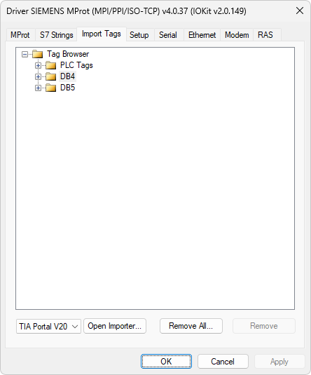 Aba Import Tags