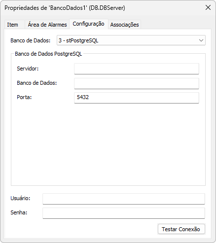 Configurações para Bancos de Dados PostgreSQL