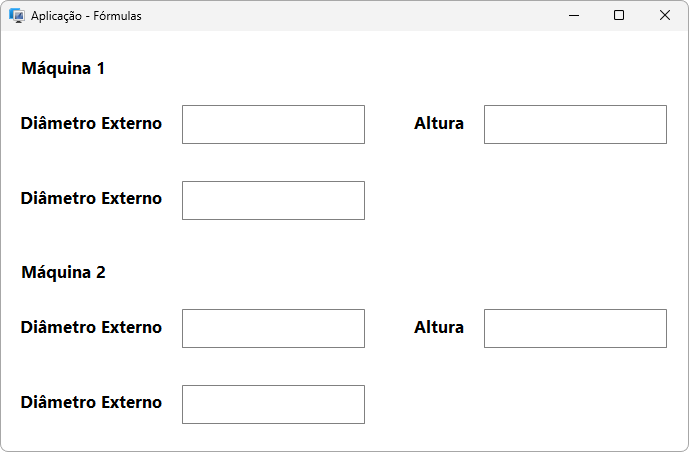 Tela de Fórmula Tela de Fórmula