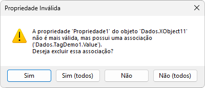 Propriedade inválida