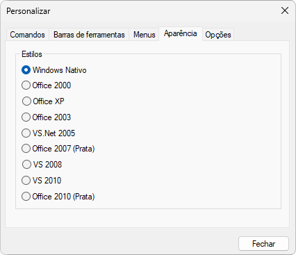 Aba Aparência Aba Aparência