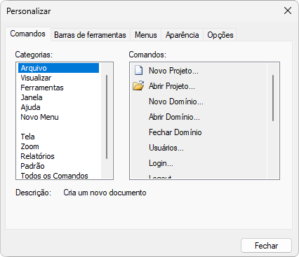 Aba Comandos Aba Comandos