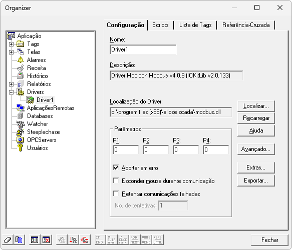 Exportação de Drivers Exportação de Drivers