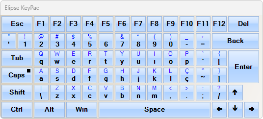 Exemplo de KeyPad alfanumérico