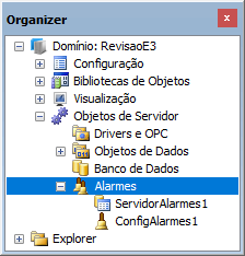 Servidor e Configuração de Alarmes