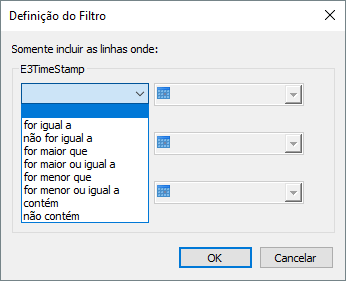 Exemplo de filtro