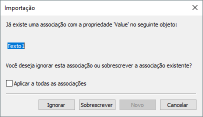 Ignorar ou sobrescrever Associação