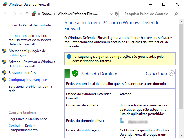 Windows Defender Firewall