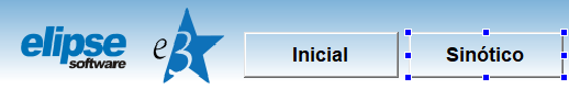 Botão de Comando para a Tela Sinótico