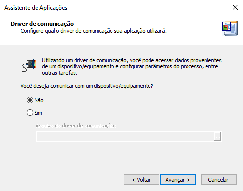 Configurar um Driver de Comunicação