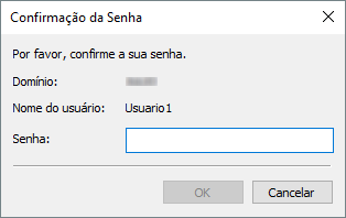 Confirmação de senha