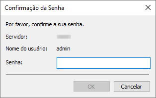 Confirmação de senha