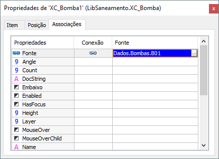 Associação com os XObjects